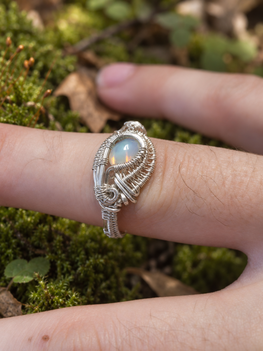 The Dawnfire — Opal Ring