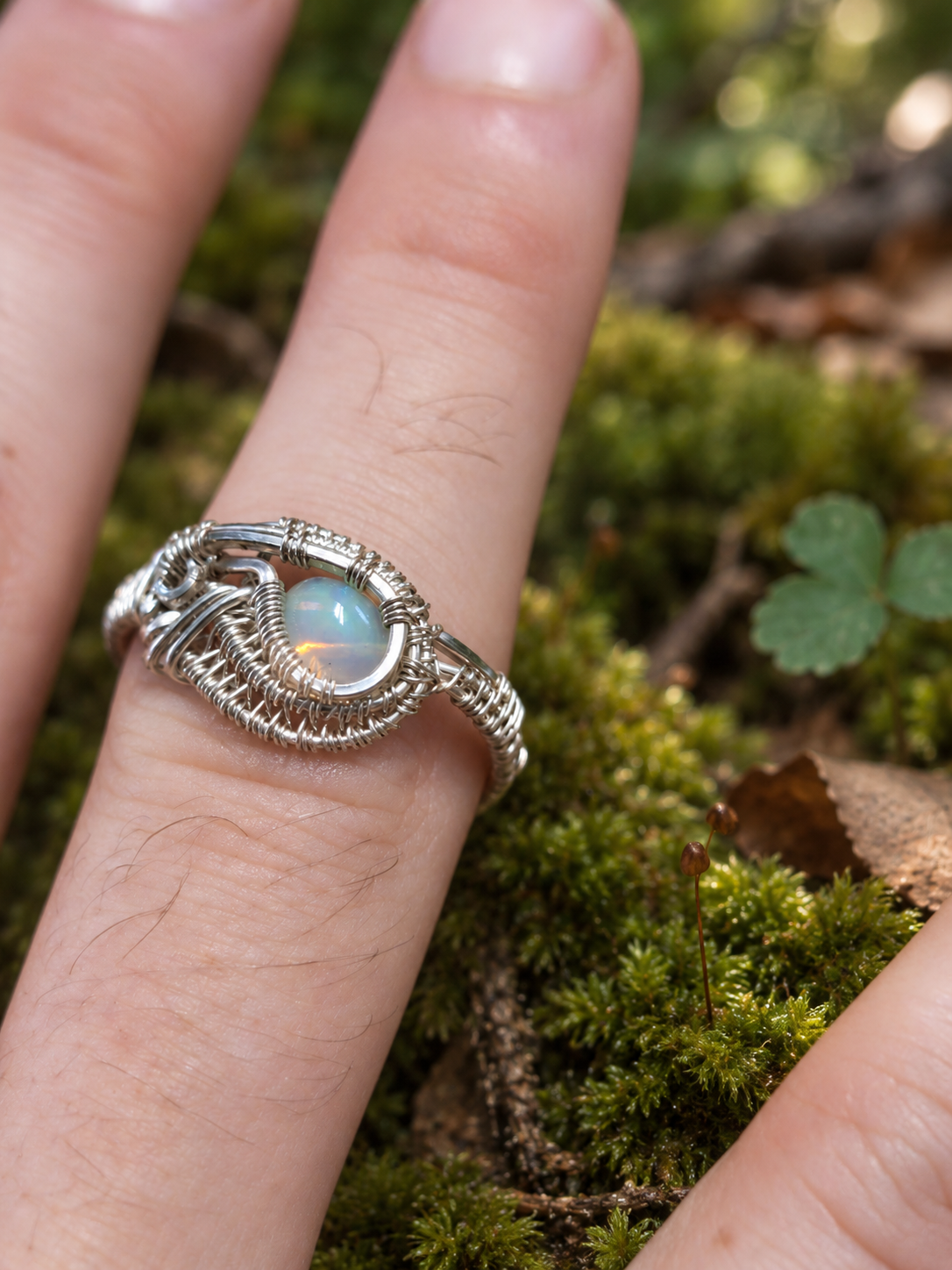 The Dawnfire — Opal Ring