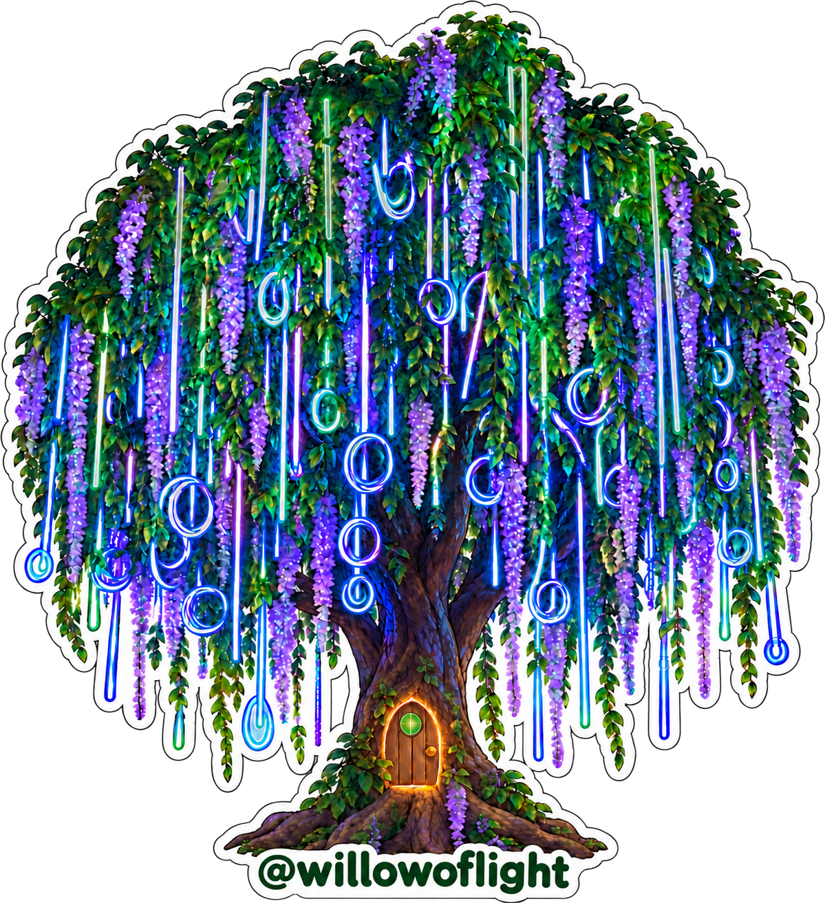 Willow of Light Stickers