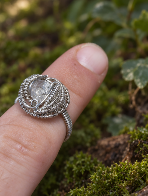 The Light Keeper — Herkimer Diamond Ring